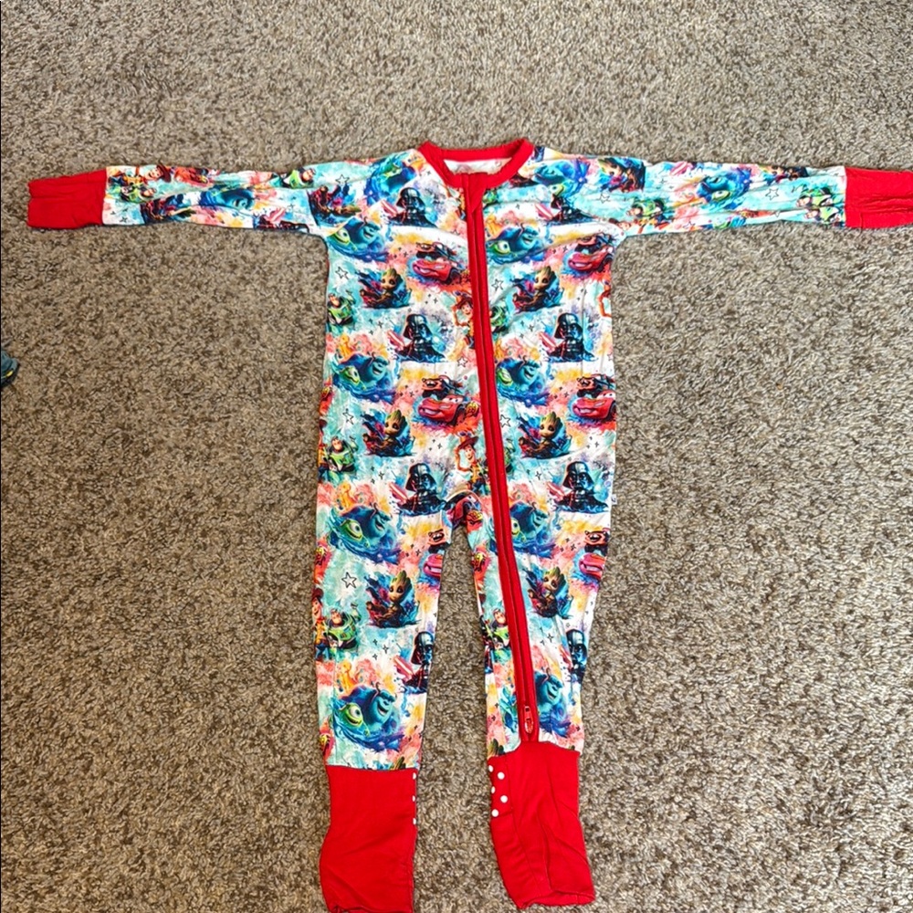 Bamboo Necessities Colorful Pixar One Piece bamboo handsaws exclusive Pajama
